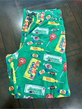 Novelty Candy Print Green Lounge Pants - Unbranded